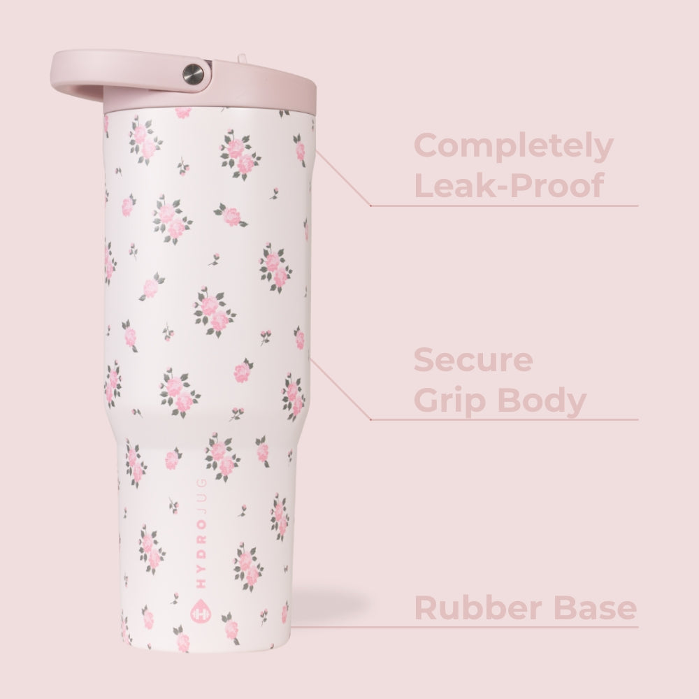 Wildrose Sport Bottle 40oz Features – Leak-Proof, Grip Body, Rubber Base