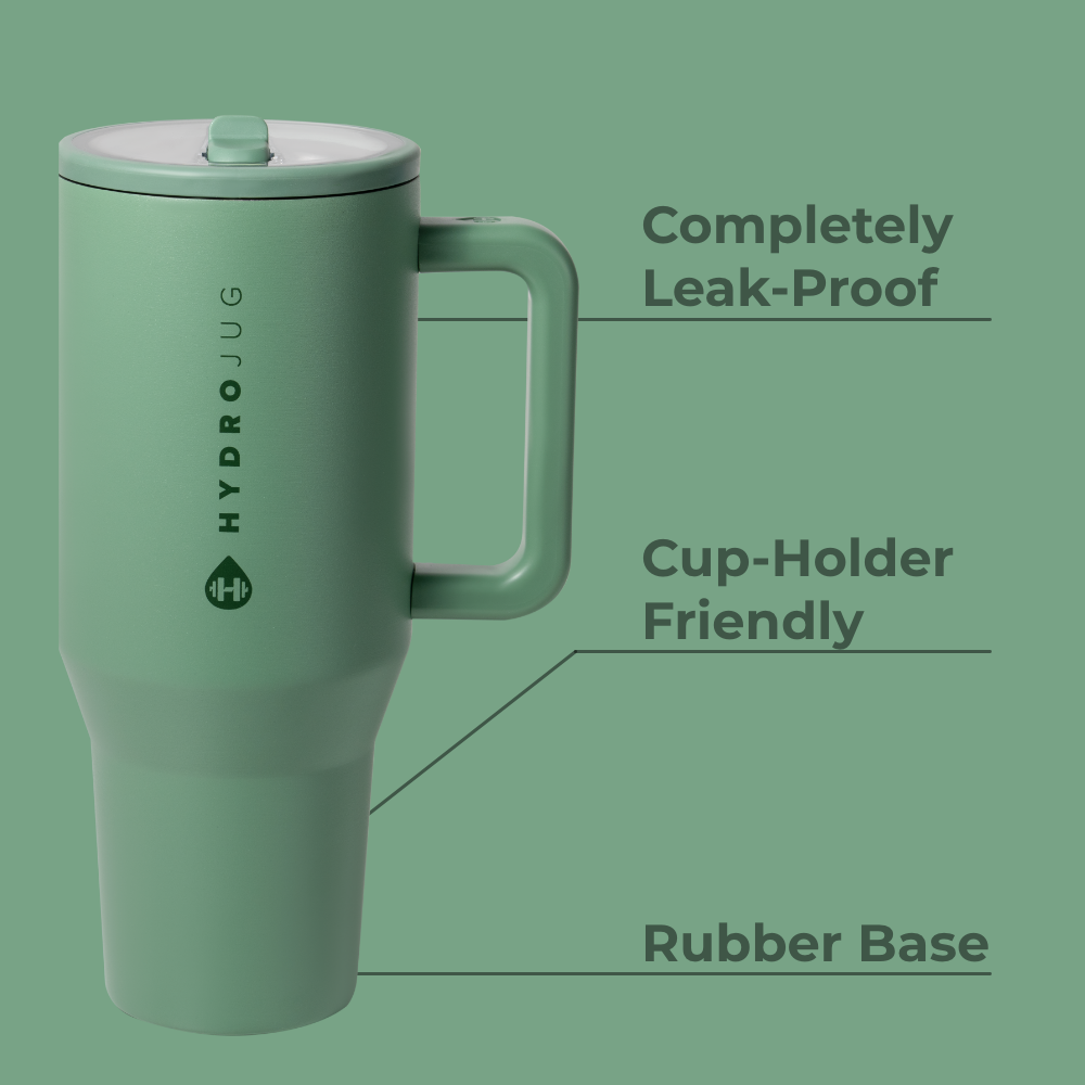 Sage Traveler 40oz Features – Leak-Proof, Cup-Holder Fit, Rubber Base