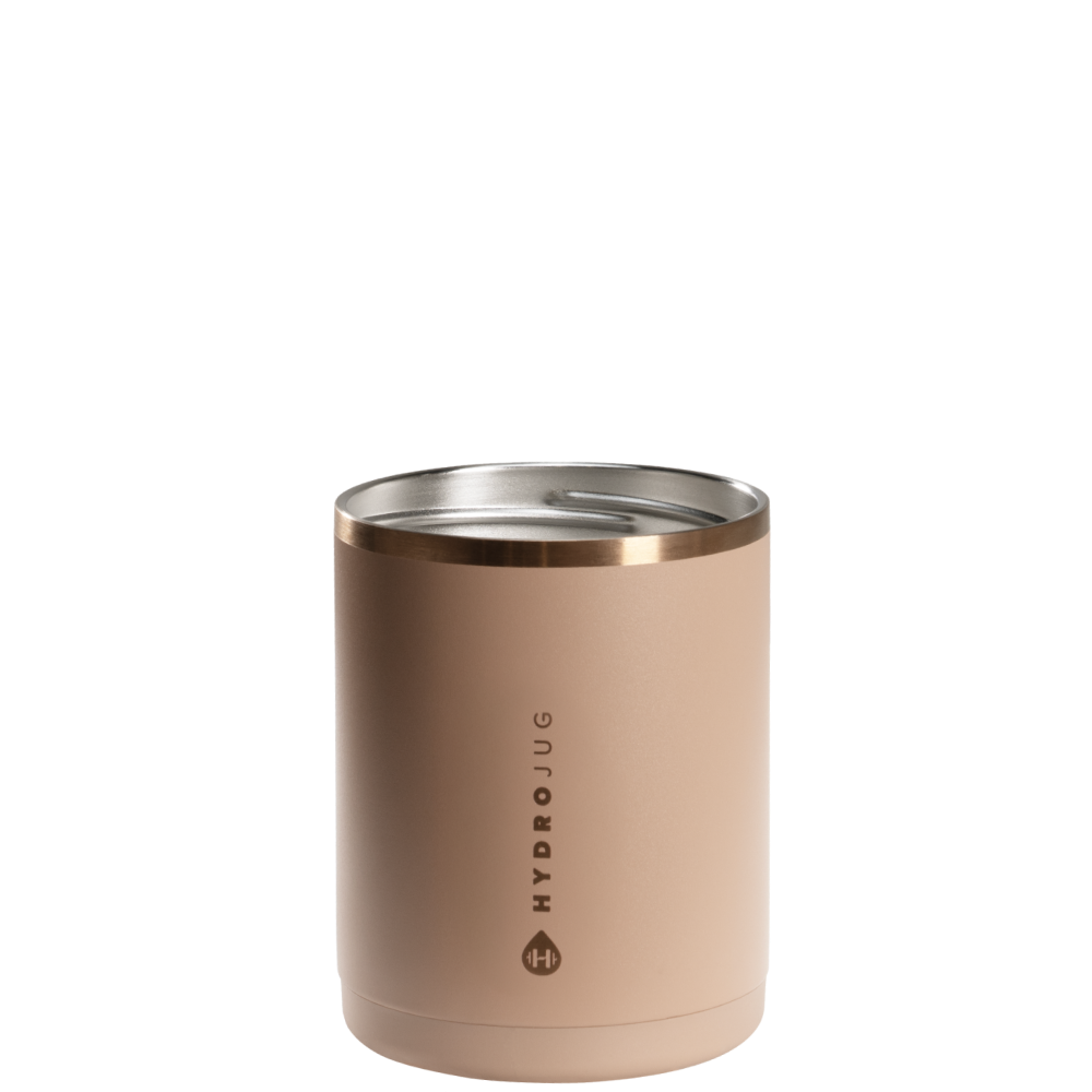 Caramel Can Cooler 12oz Open Lid