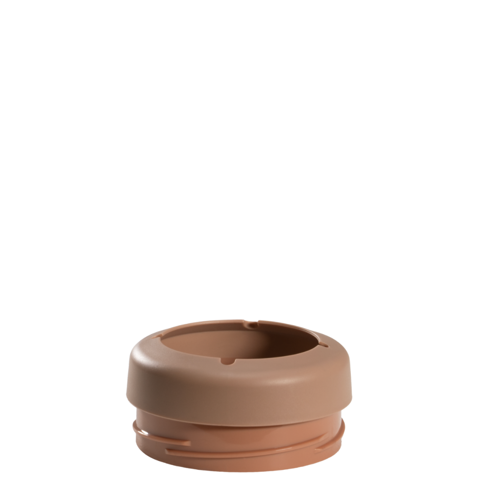 Caramel Can Cooler 12oz Screw Top Lid