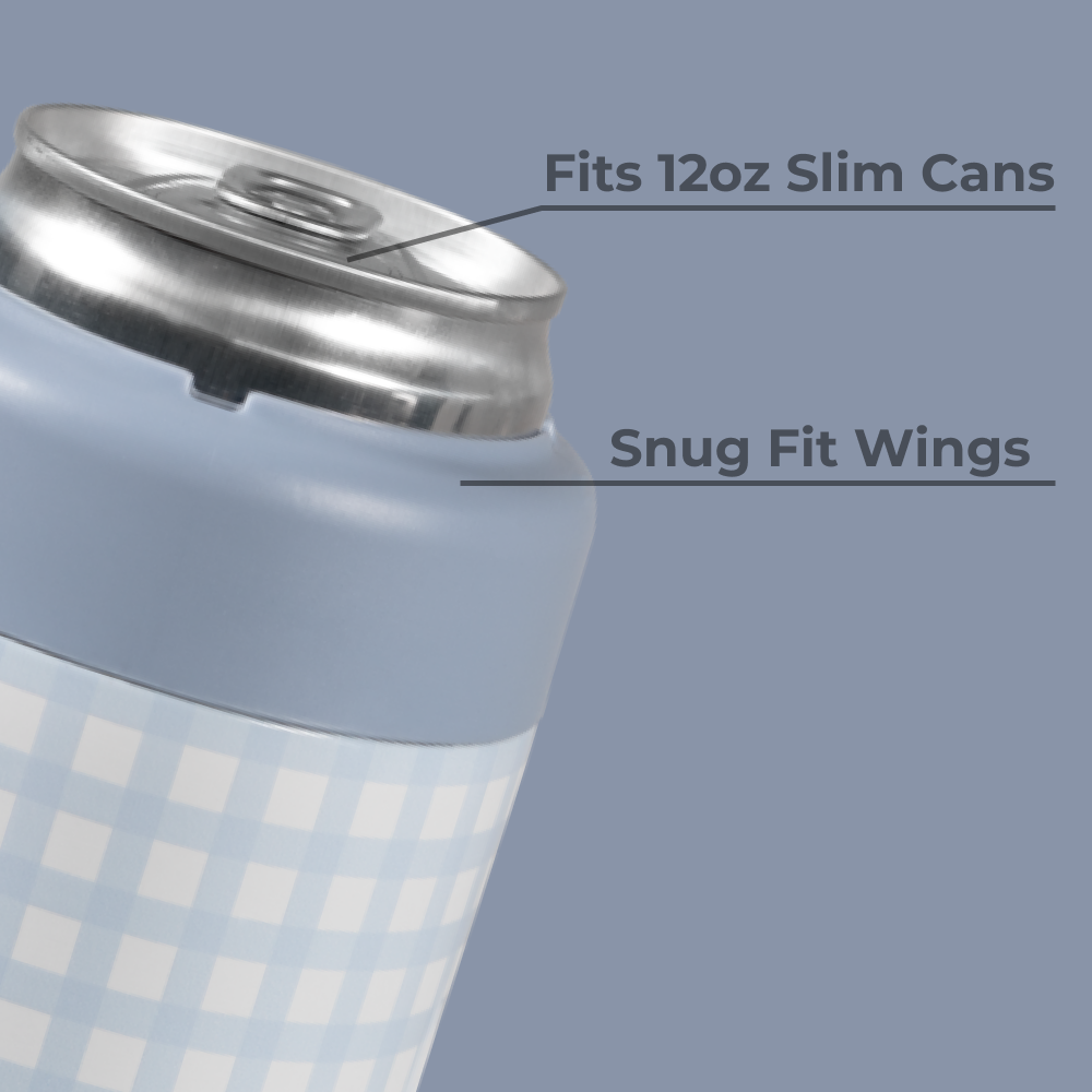Cloud Nine Slim Can Cooler 12oz Fits Slim Cans with Snug Wings