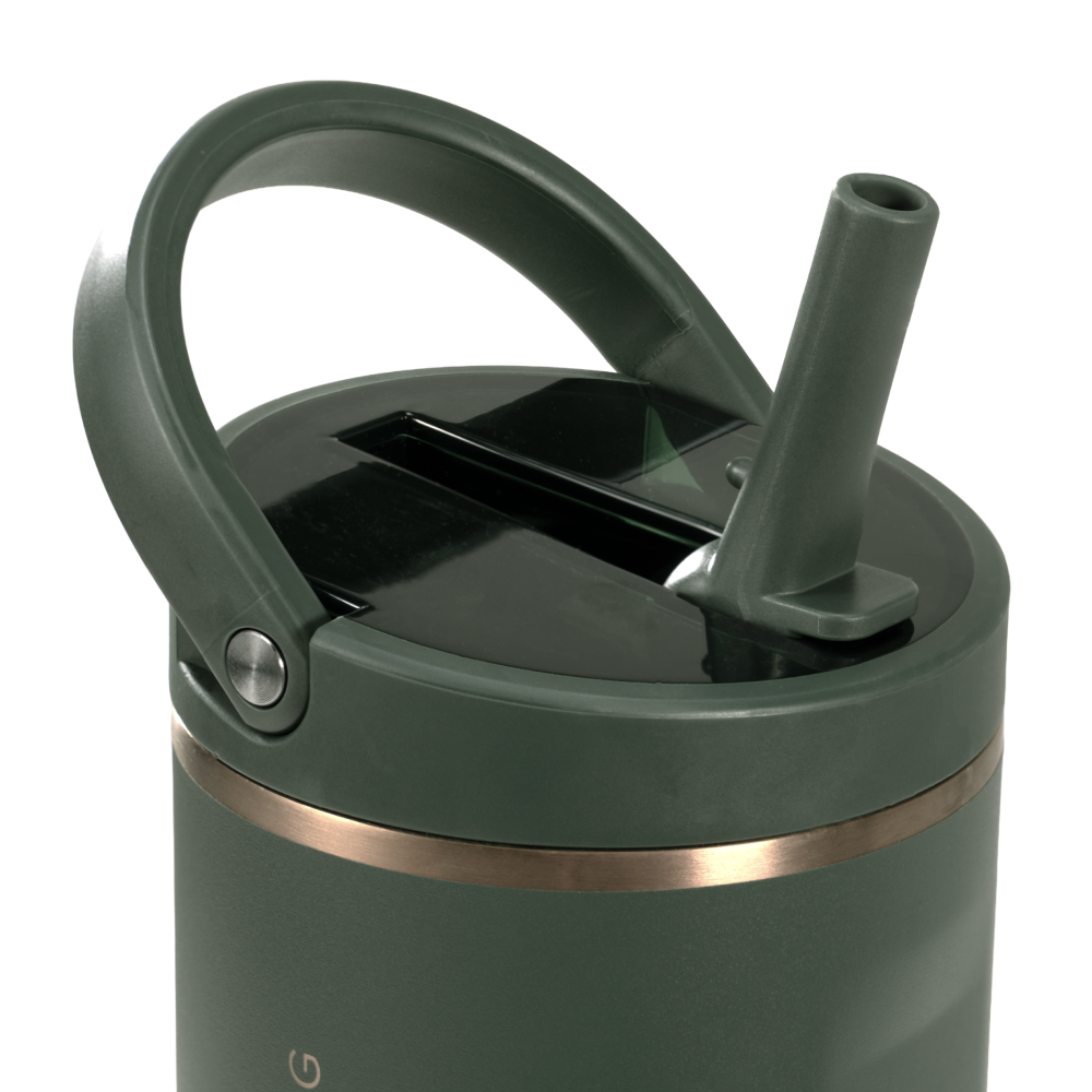 Pine Sport Bottle 32oz with Flip Straw Lid and Handle