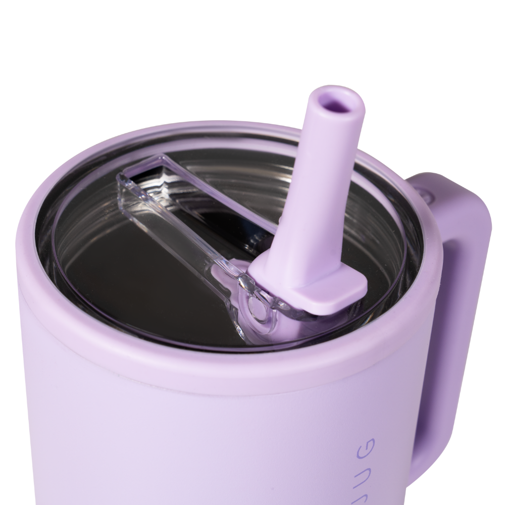 Lavender Traveler 20oz with Flip Straw and Clear Lid