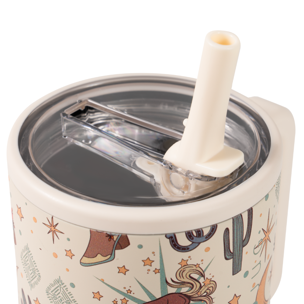 Rodeo Traveler 32oz with Flip Straw and Clear Lid