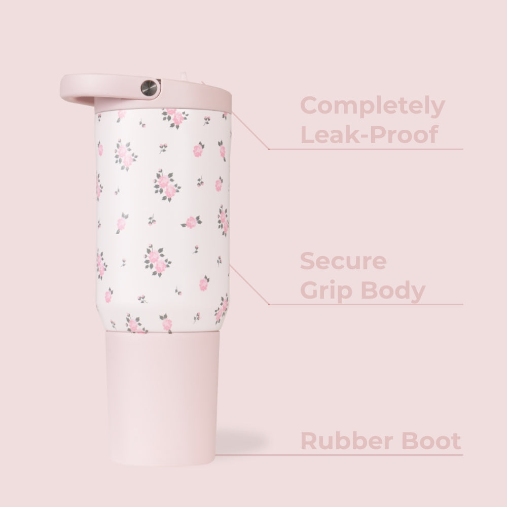 Wildrose Sport Bottle 20oz Features – Leak-Proof, Grip Body, Rubber Boot