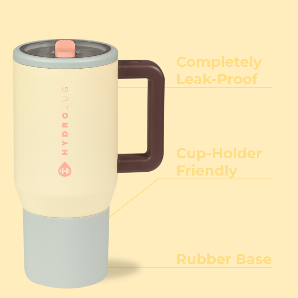 Belle Traveler 20oz Features – Leak-Proof, Cup-Holder Fit, Rubber Base