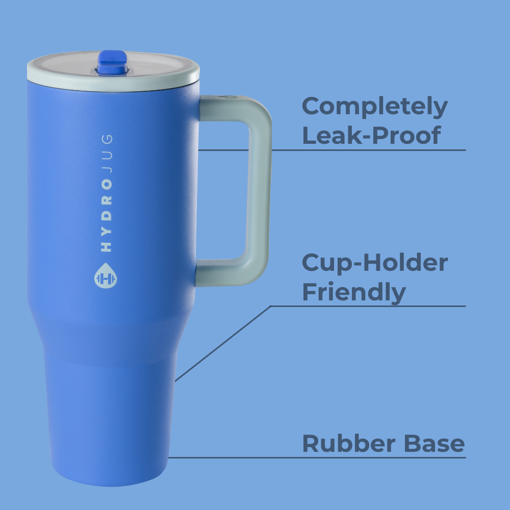 Riptide Traveler 32oz Features – Leak-Proof, Cup-Holder Fit, Rubber Base