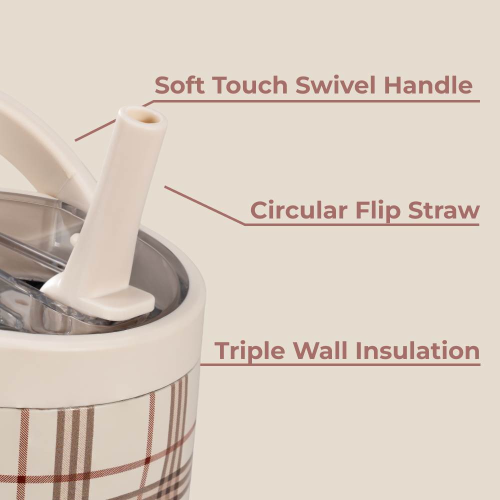 Blair Sport Bottle 32oz – Swivel Handle, Flip Straw, Triple Wall Insulated