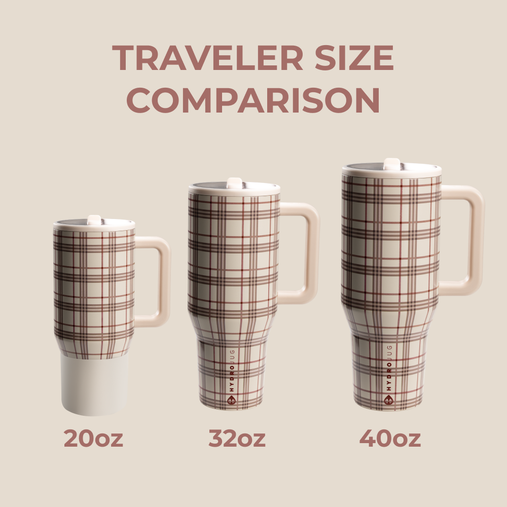 Blair Traveler Size Comparison – 20oz, 32oz, 40oz