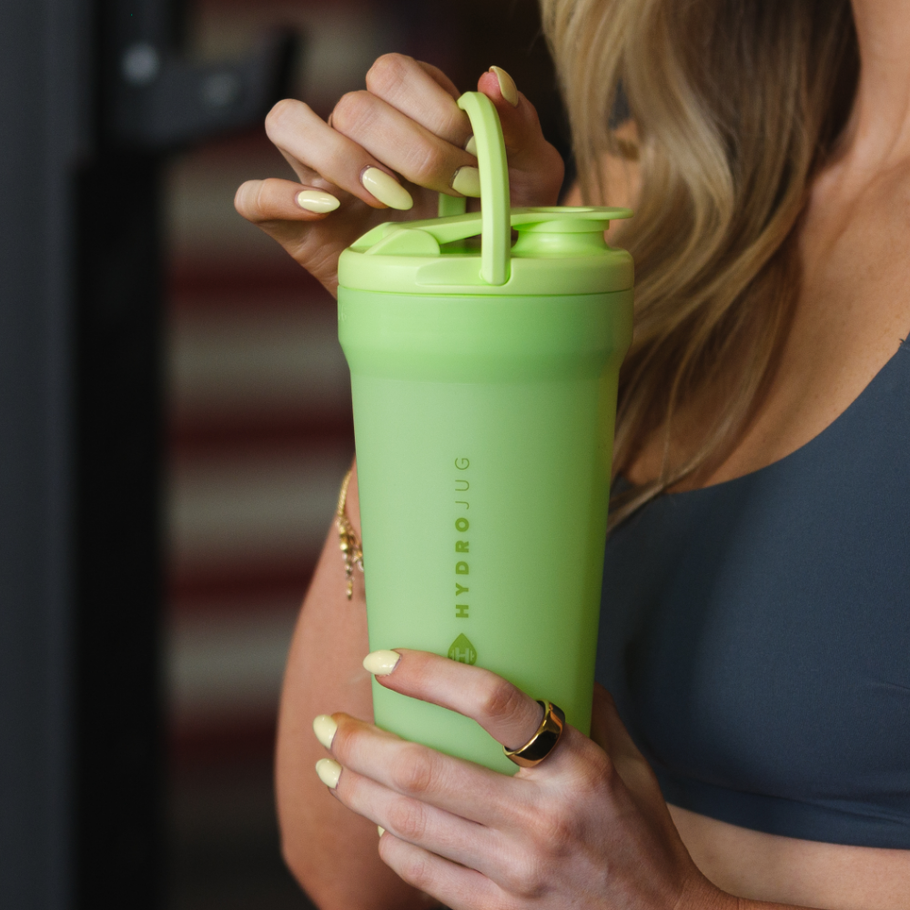 Person Holding Tradeons Honeydew Single Wall Shaker 20oz