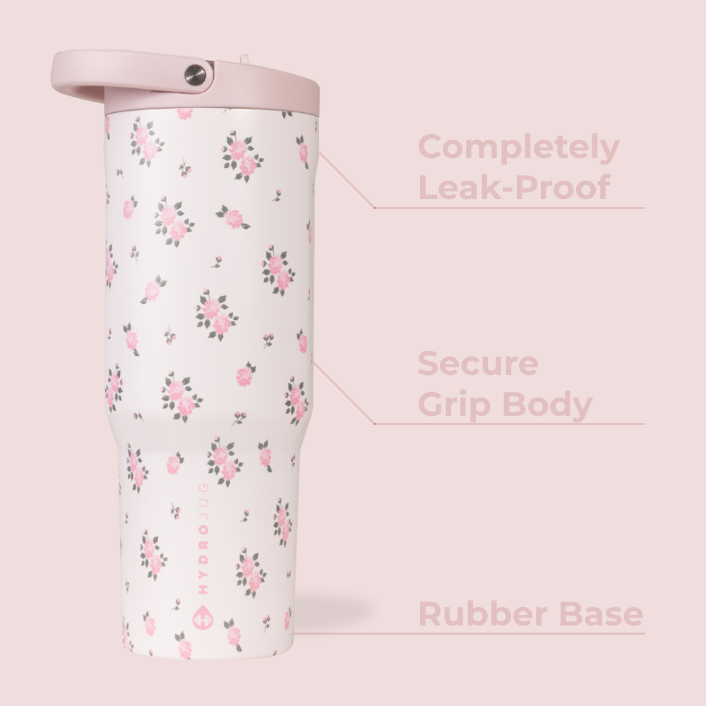 Wildrose Sport Bottle 32oz Features – Leak-Proof, Grip Body, Rubber Base