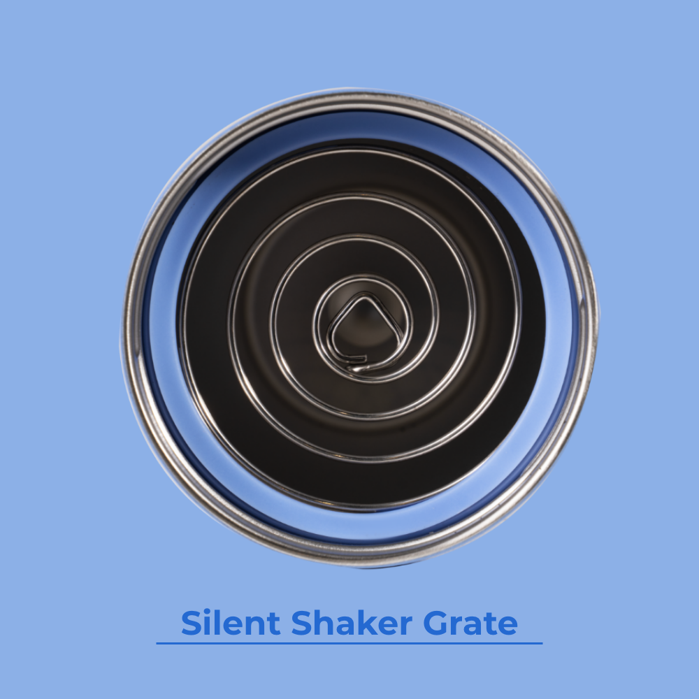 Light Blue Insulated Shaker 24oz with Silent Mixing Grate