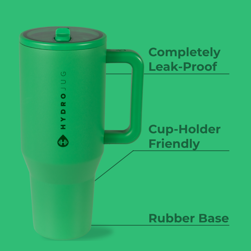 Clover Traveler 40oz Features – Leak-Proof, Cup-Holder Fit, Rubber Base